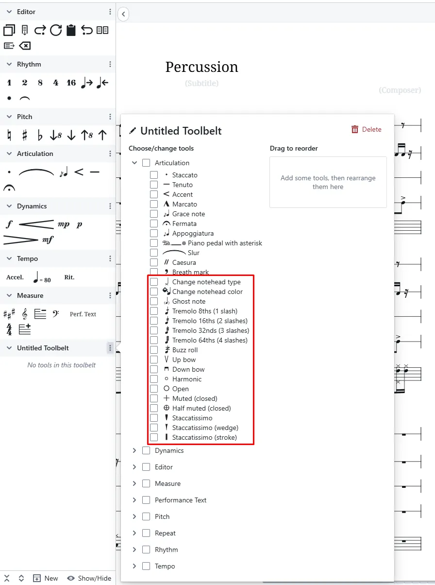 toolbelts articulations